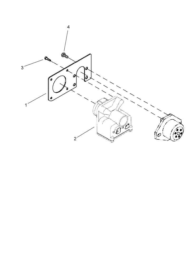 Схема запчастей Case IH 1200PT - (A.50.A[26]) - AFS IMPLEMENT CONNECTOR MOUNTING A - Distribution Systems