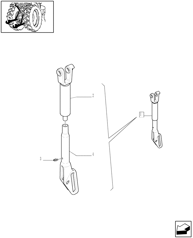 Схема запчастей Case IH JX60 - (1.89.6/ D) - IMPLEMENT CARRIER - BREAKDOWN (09) - IMPLEMENT LIFT