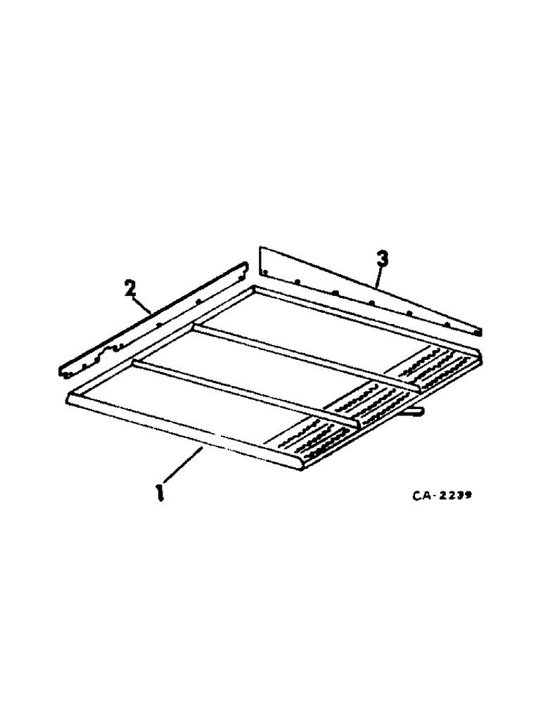 Схема запчастей Case IH 915 - (R-42[1]) - SEPARATOR, CHAFFER SIEVE, SERIAL NO. 3180 AND ABOVE Separation