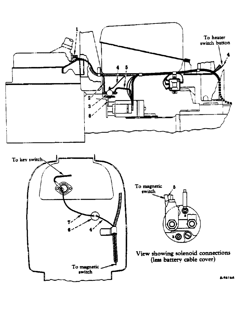 Схема запчастей Case IH 350 - (151) - ELECTRICAL SYSTEM, DIESEL ENGINE, INTAKE MANIFOLD AIR HEATER, SPECIAL (06) - ELECTRICAL SYSTEMS