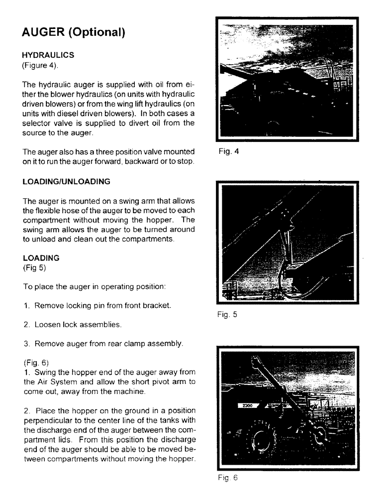 Схема запчастей Case IH 2000 - (B04) - AUGER (OPTIONAL) 