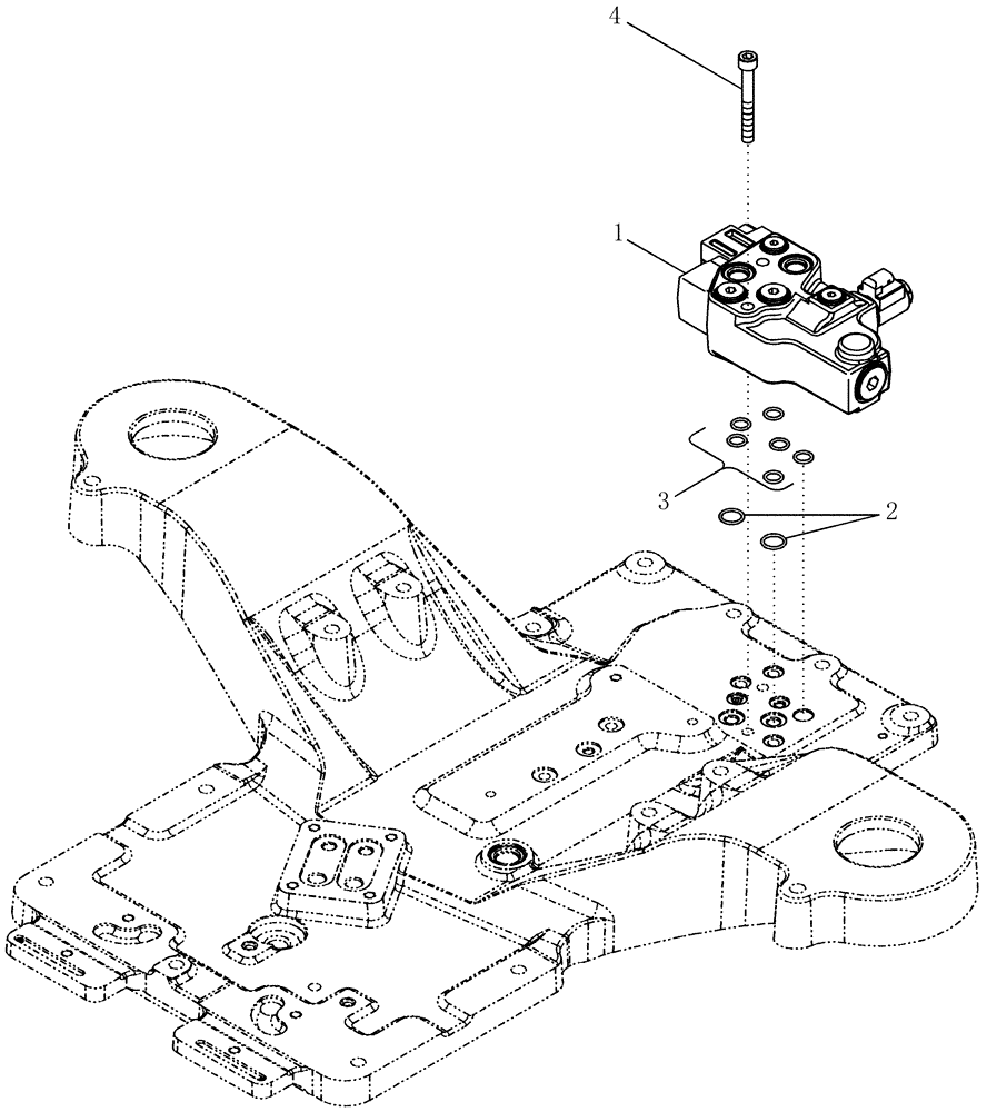 Схема запчастей Case IH MX210 - (08-13) - HYDRAULIC SYSTEM - PTO/DIFFERENTIAL LOCK VALVE (08) - HYDRAULICS