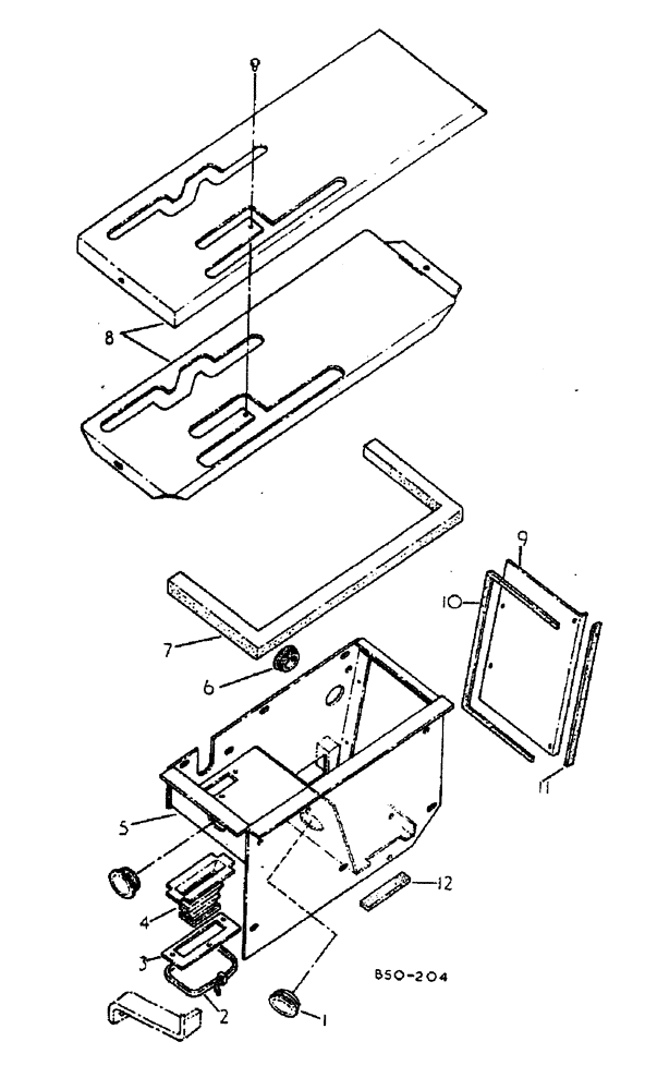 Схема запчастей Case IH 885 - (07-100) - OUTER GEAR BOX - SYNCHRO - CAB 206291 UP (04) - Drive Train