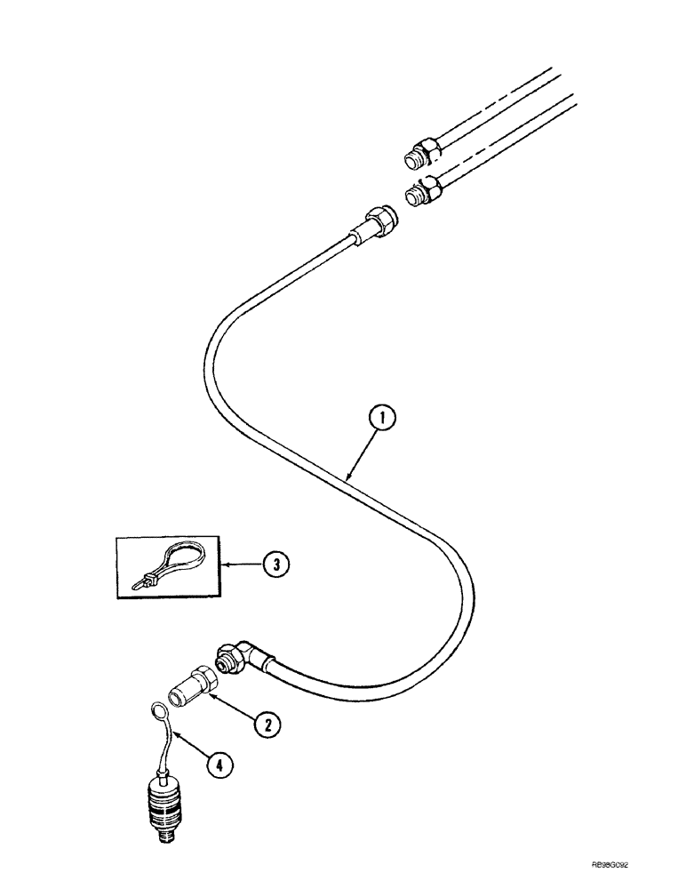 Схема запчастей Case IH L750 - (8-08) - HYDRAULICS - REAR MOUNT (3 FUNCTION) (08) - HYDRAULICS