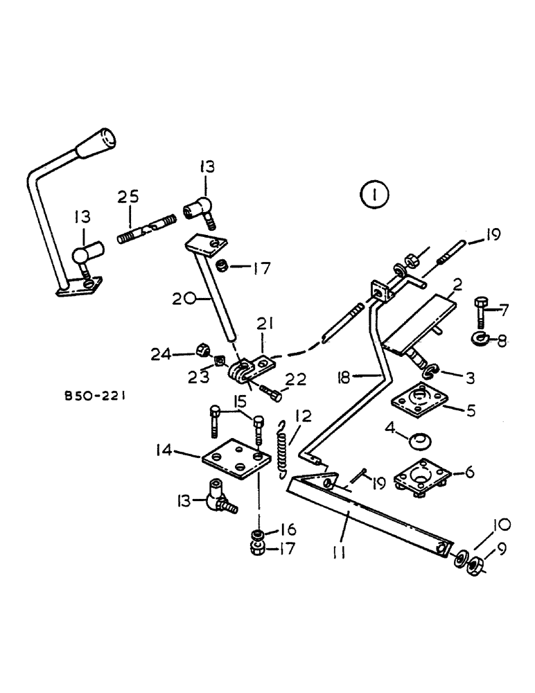 Схема запчастей Case IH 268 - (12-040) - ACCELERATOR CONTROLS, SUPER DE-LUXE CAB Power