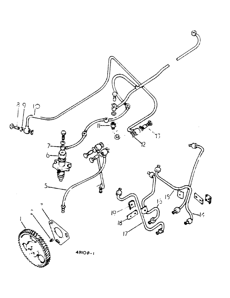 Схема запчастей Case IH 2350 - (1-09) - FUEL INJECTION SYSTEM (02) - ENGINE