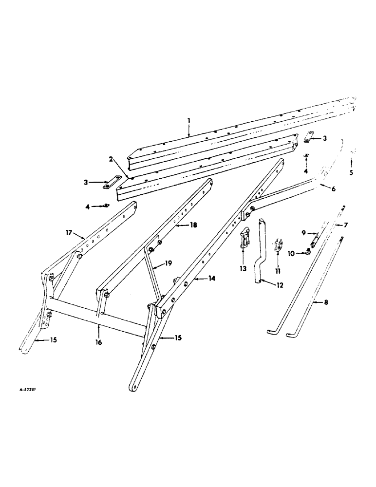 Схема запчастей Case IH 60 - (D-02) - FRAME 
