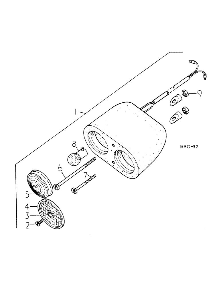 Схема запчастей Case IH 784 - (08-022) - STOP/TAIL LIGHTS, TRACTORS W/FLAT TOP FENDERS (06) - ELECTRICAL