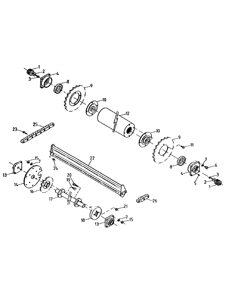 Схема запчастей Case IH 7000 - (A03-40) - ELEVATOR DRIVE Mainframe & Functioning Components