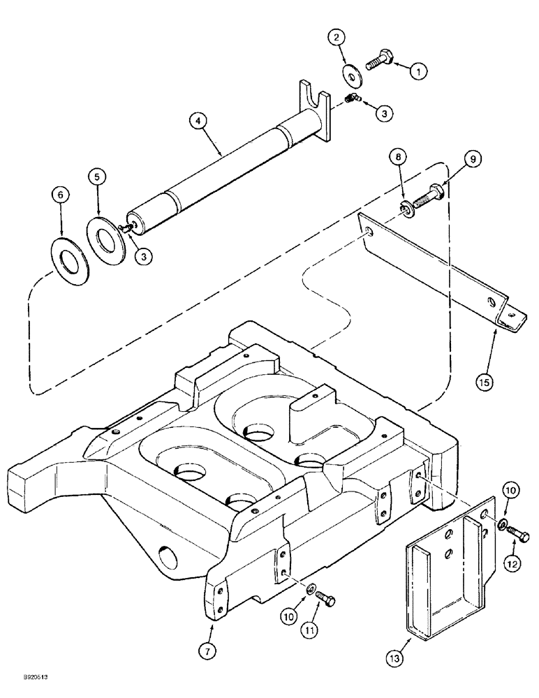 Схема запчастей Case IH 2022 - (5-34) - STEERING AXLE BOLSTER (04) - STEERING