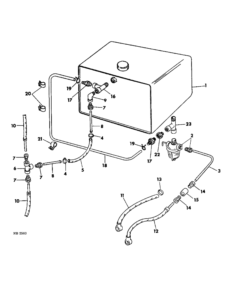 Схема запчастей Case IH 5500 - (12-34) - POWER, FUEL SYSTEM D-239 DIESEL ENGINE, FOR USE ON 5000 AND 5500 WINDROWERS Power