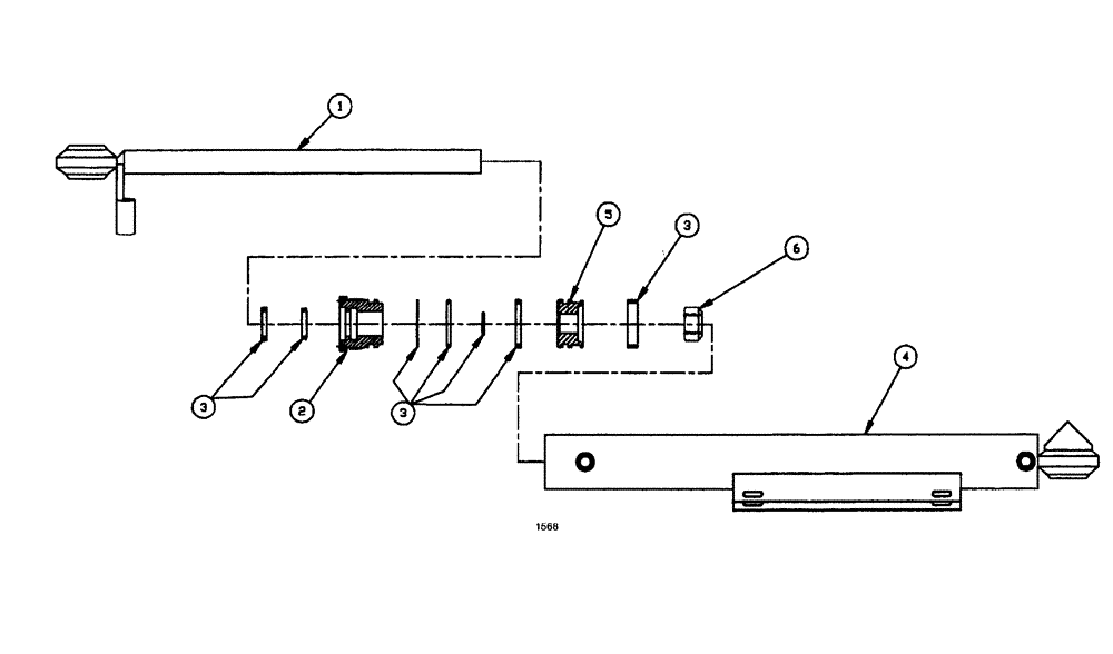 Схема запчастей Case IH SPX3185 - (155) - CYLINDERS, INNER BOOM FOLD, 90 BOOM (35) - HYDRAULIC SYSTEMS