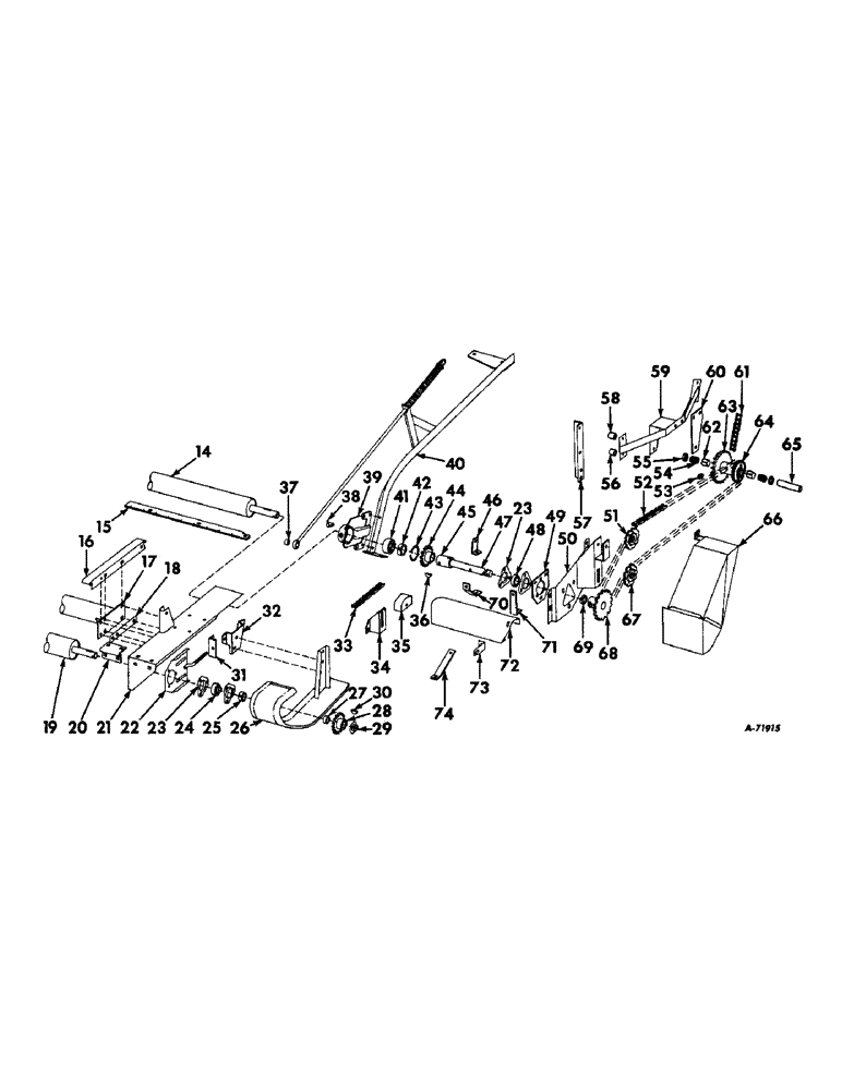 Схема запчастей Case IH 403 - (279) - WINDROW PICKUP, BELT TYPE, BASIC AND RUNNER (58) - ATTACHMENTS/HEADERS