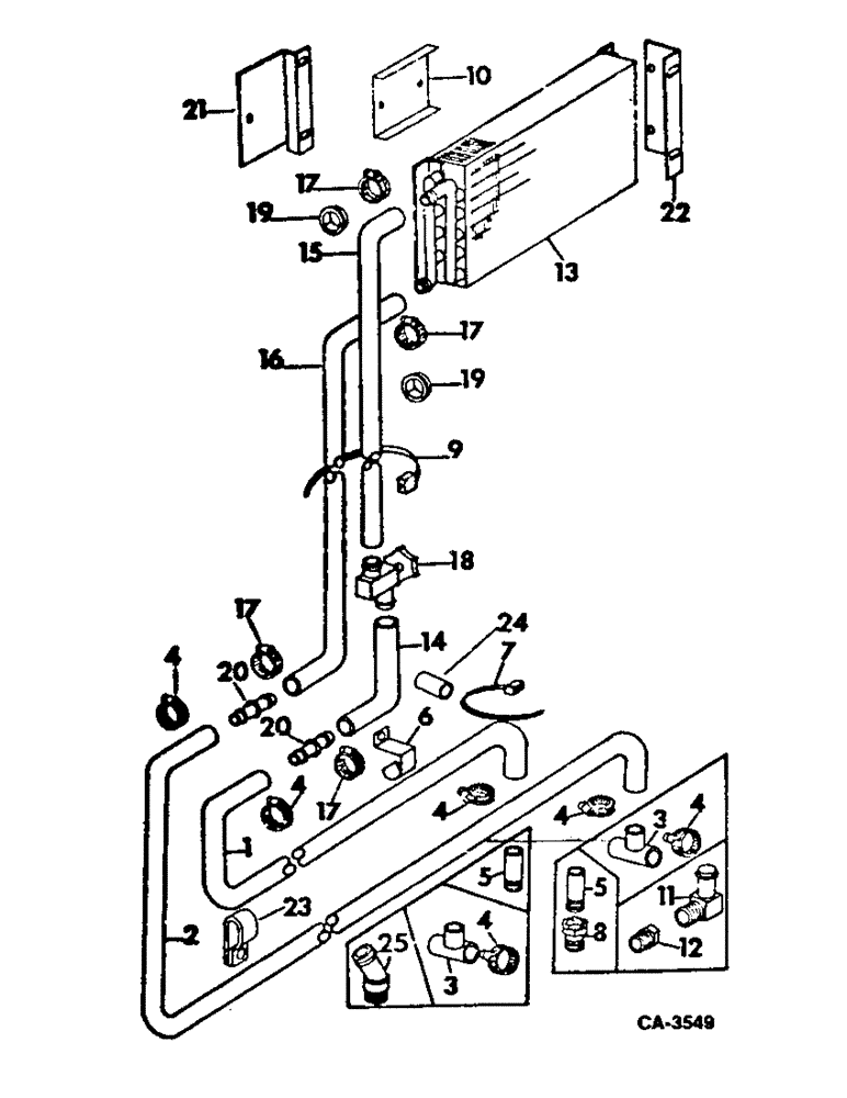 Схема запчастей Case IH 915 - (13-14) - SUPERSTRUCTURE, OPERATORS CAB, HEATER (05) - SUPERSTRUCTURE