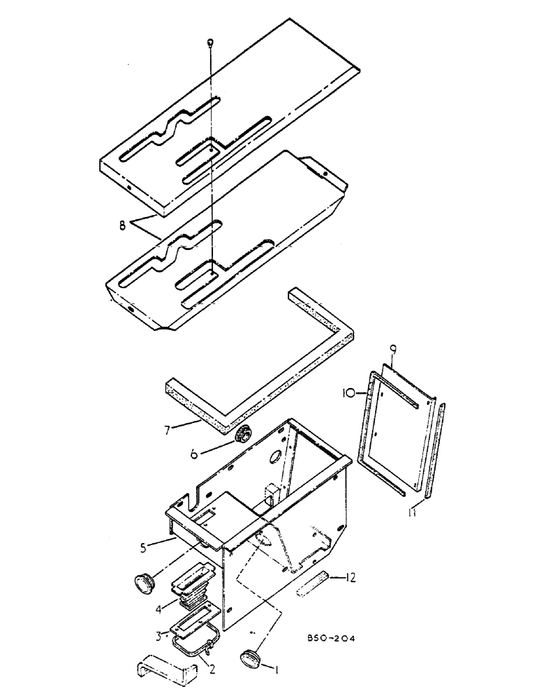 Схема запчастей Case IH 685 - (07-175) - OUTER GEARBOX, SYNCHRO, 7252 UP, CAB 206435 UP (04) - Drive Train