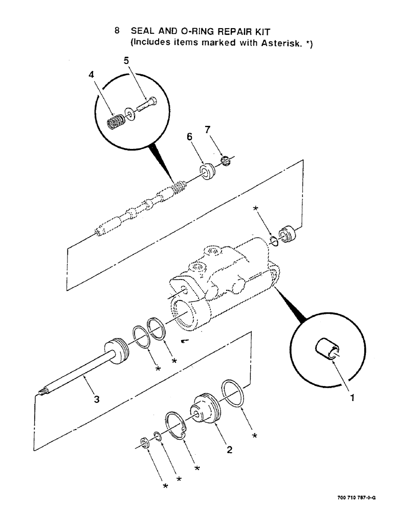 Схема запчастей Case IH 8825 - (09-10) - SERVO ASSEMBLY CONTROL, 700710787 SERVO ASSEMBLY, CONTROL COMPLETE (09) - CHASSIS