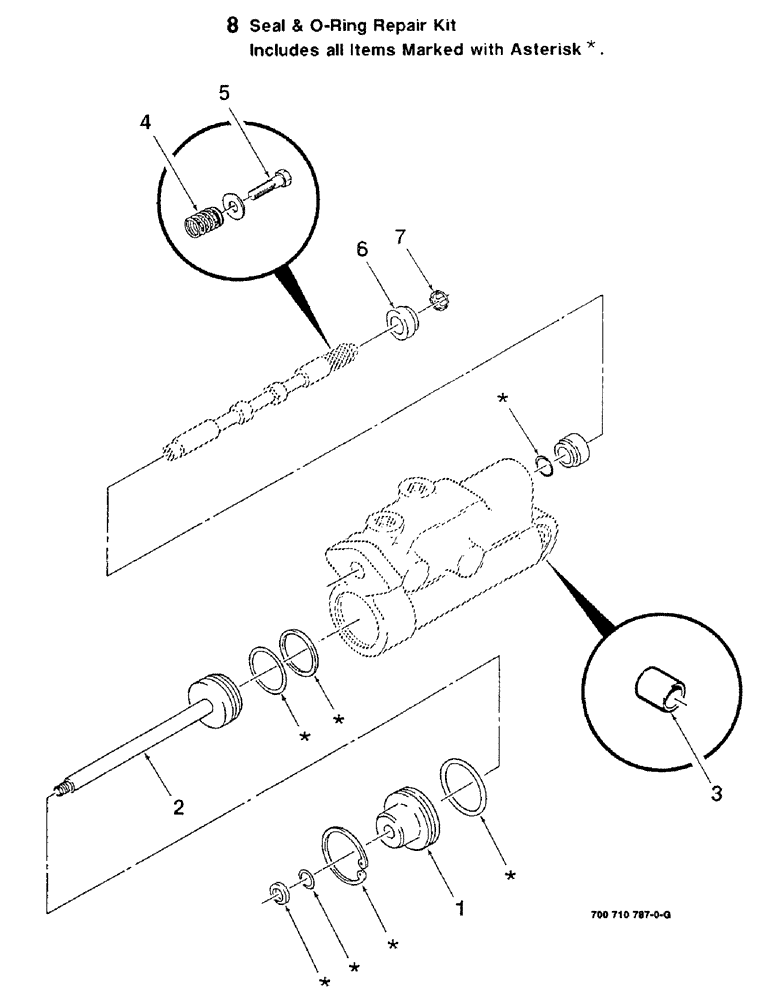Схема запчастей Case IH 8850 - (08-60) - HYDRAULIC SERVO-CONTROL ASSEMBLY, 700710787 HYDRAULIC SERVO-CONTROL ASSEMBLY COMPLETE (08) - HYDRAULICS