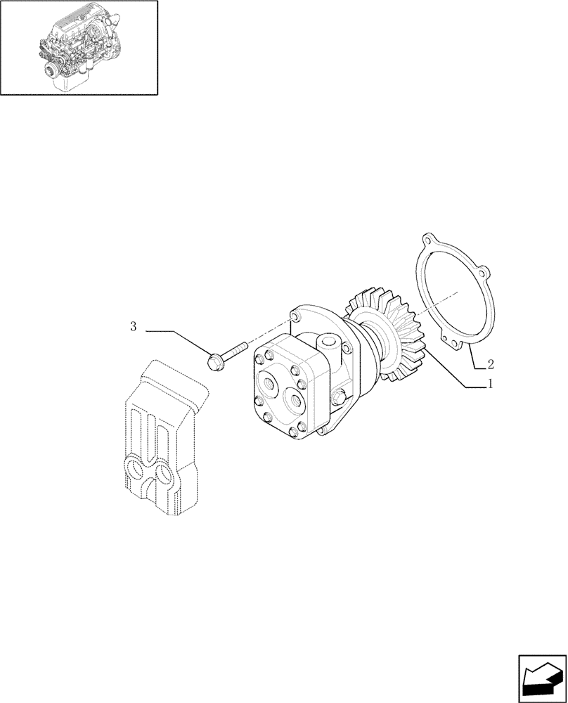 Схема запчастей Case IH 7120 - (10.210.02[01]) - FUEL PUMP & RELATED PARTS - 8120/8120(LA) (10) - ENGINE