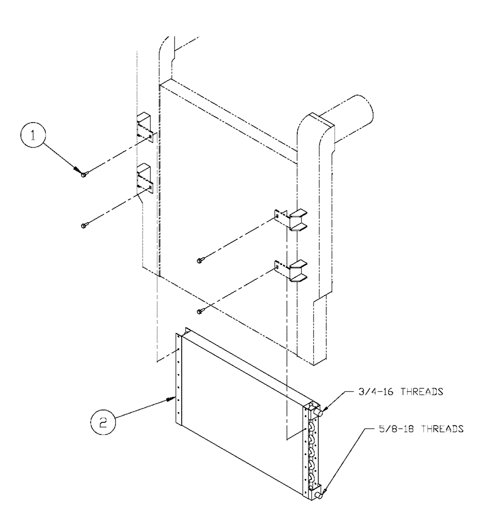 Схема запчастей Case IH FLX3300B - (01-010) - CONDENSER GROUP (10) - CAB
