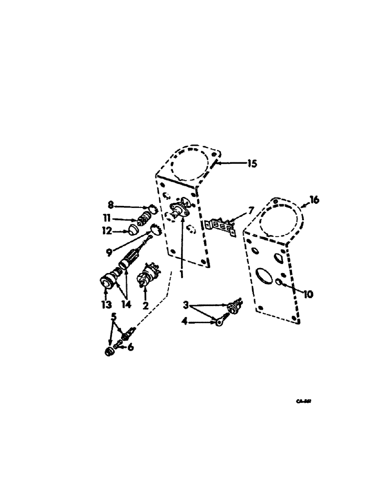 Схема запчастей Case IH 1456 - (08-11) - ELECTRICAL, ENGINE CONTROLS AND SWITCHES (06) - ELECTRICAL