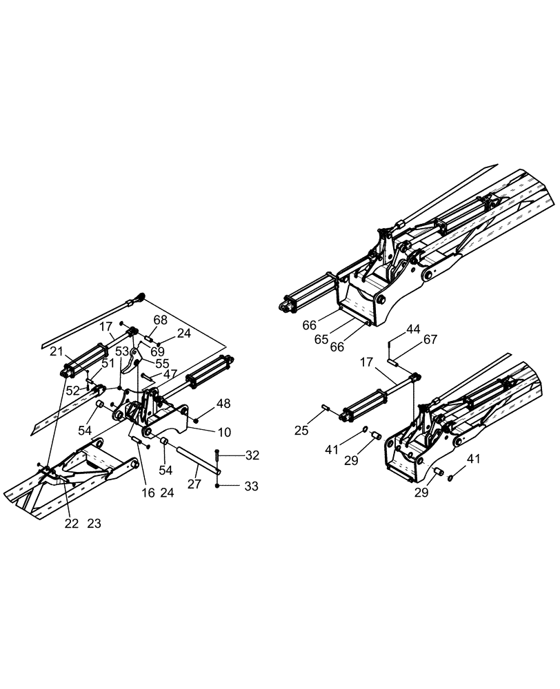 Схема запчастей Case IH 1260 - (39.100.15[03]) - FRAME - MARKER, RT ASSEMBLY (39) - FRAMES AND BALLASTING
