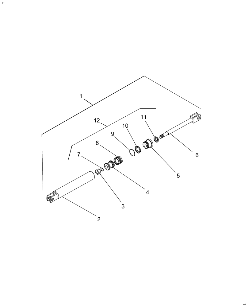 Схема запчастей Case IH WR101 - (35.900.03) - LIFT CYLINDER, HYDRAULIC GROUP (35) - HYDRAULIC SYSTEMS