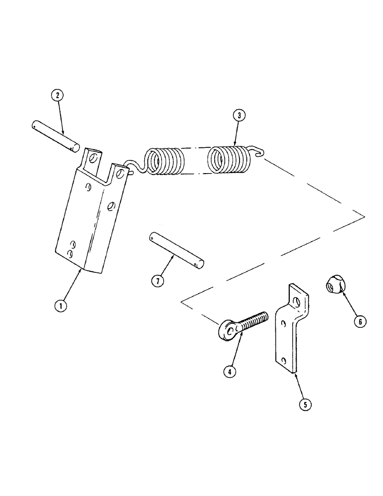 Схема запчастей Case IH 4500 - (9-034) - C FRAME EXTENSION LIFT HELPER SPRING, TRAIL BEHIND MODELS (09) - CHASSIS/ATTACHMENTS