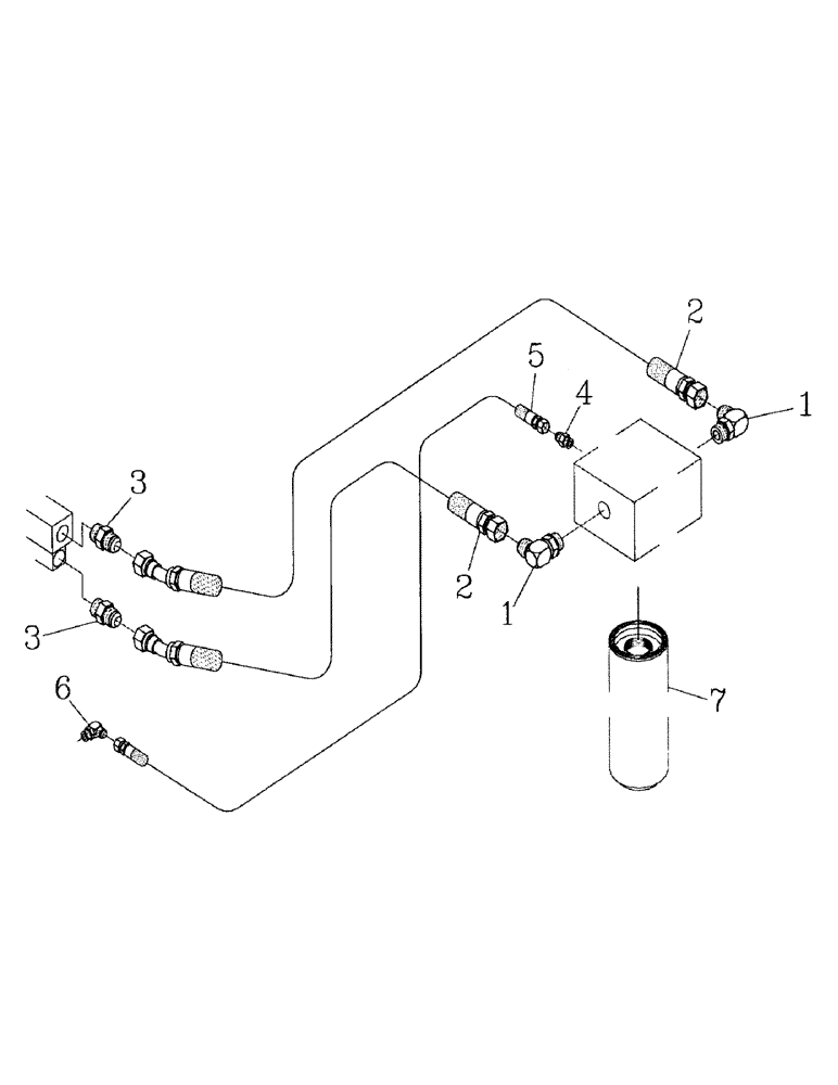 Схема запчастей Case IH 7000 - (C01-10) - REMOTE OIL FILTER, M11-250/M11-330 Engine & Engine Attachments