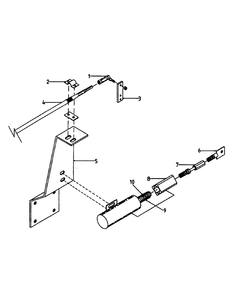 Схема запчастей Case IH 7700 - (C04-01) - ENGINE SHUTDOWN AND THROTTLE, 108 Engine & Engine Attachments