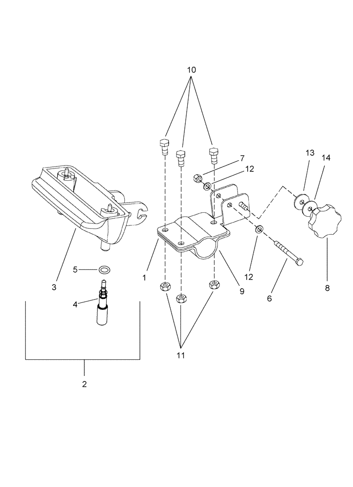 Схема запчастей Case IH 1200 - (A.50.A[21]) - ELECTRICAL - ADVANCED FARMING SYSTEMS CDU/ECDU MOUNTING A - Distribution Systems