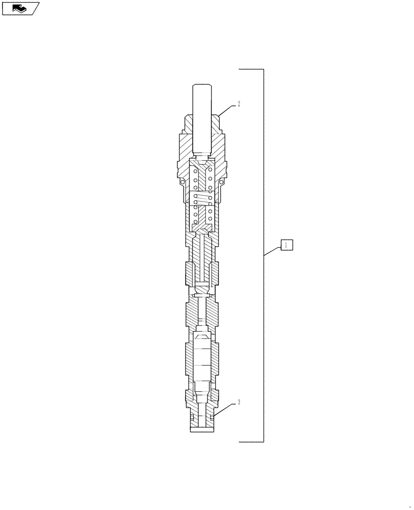 Схема запчастей Case IH 3230 - (29.100.12[07]) - LH HYDROSTATIC PUMP, PRESSURE OVERRIDE VALVE, SN YCT032640 AND AFTER (29) - HYDROSTATIC DRIVE