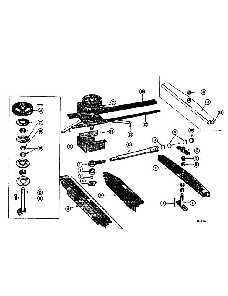 Схема запчастей Case IH 1060 - (052) - SICKLE DRIVE (58) - ATTACHMENTS/HEADERS