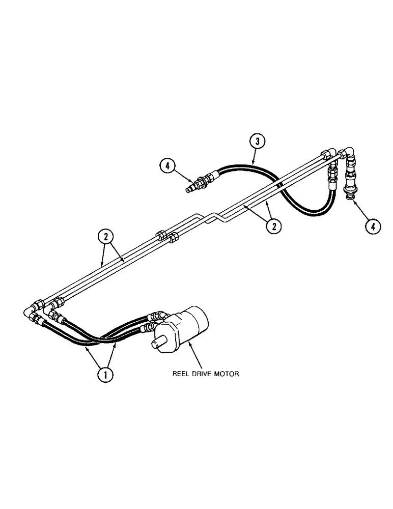 Схема запчастей Case IH 1010 - (1-08) - PICTORIAL INDEX, REEL DRIVE HYDRAULIC SYSTEM (00) - GENERAL & PICTORIAL INDEX