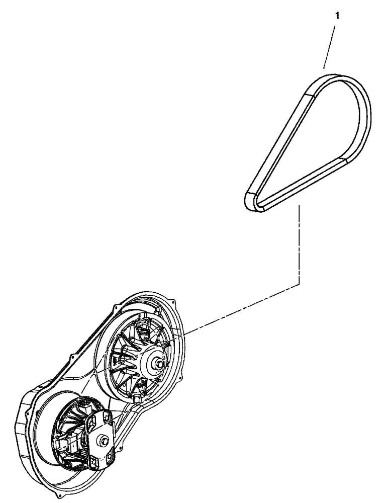 Схема запчастей Case IH SCOUT XL - (18.110.030) - DRIVE BELT (18) - CLUTCH