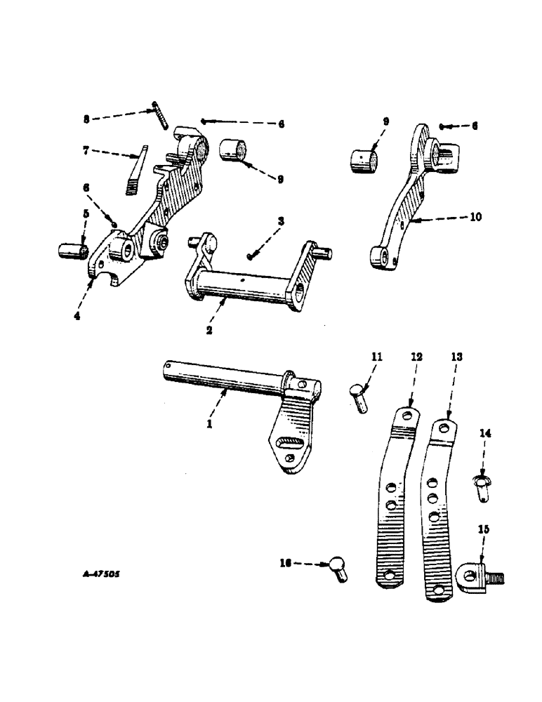 Схема запчастей Case IH 350 - (342) - ATTACHMENTS, FAST-HITCH WITH TRACTION CONTROL, SPECIAL, ROCKSHAFT Attachments