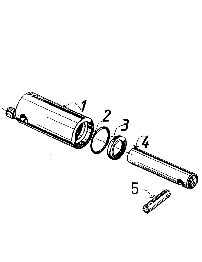 Схема запчастей Case IH 7000 - (B01-20) - HYDRAULICS, CYLINDER, HEIGHT INDICATOR, 7000 Hydraulic Components & Circuits