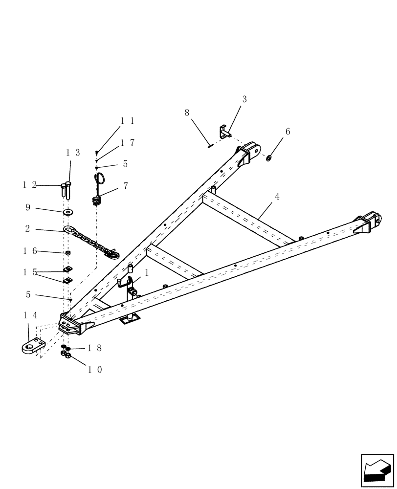 Схема запчастей Case IH ATX - (09-04) - DRAWPOLE, ADX TBT AND TBH AIR SYSTEM, AND CONCORD REAR TOW - ASN CBJ0008250 (09) - CHASSIS