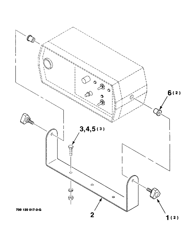Схема запчастей Case IH 8480 - (4-06) - CONSOLE CONTROL BOX MOUNTING ASSEMBLY (06) - ELECTRICAL