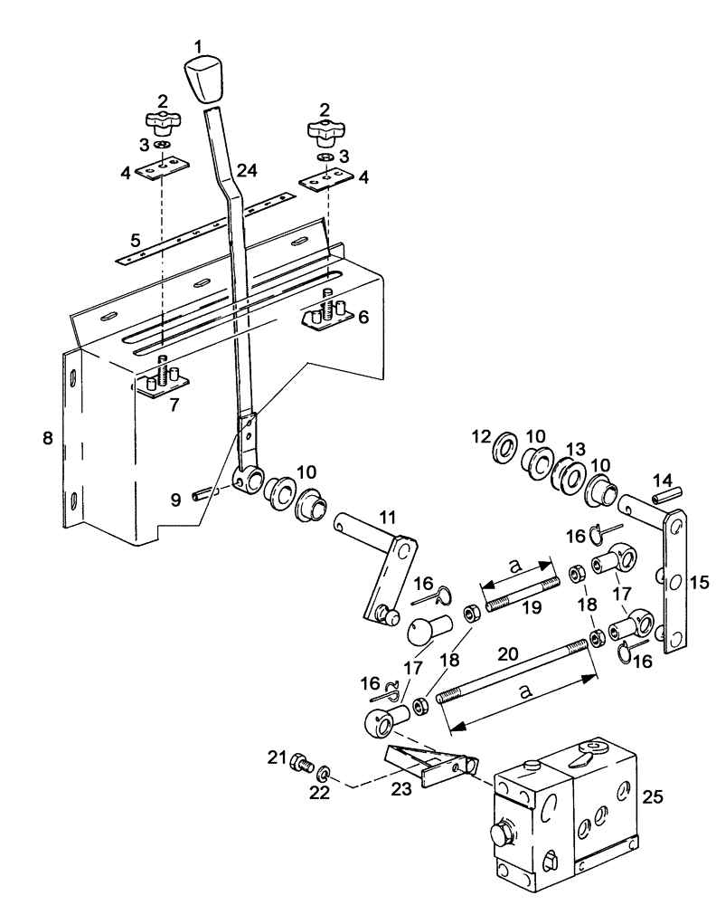 Схема запчастей Case IH C55 - (08-16[01]) - HYDRAULIC OPERATION (08) - HYDRAULICS