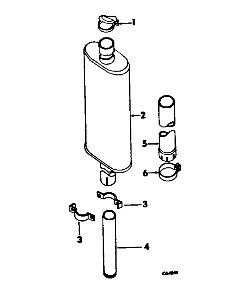 Схема запчастей Case IH 856 - (D-02) - DIESEL ENGINES, EXHAUST SYSTEM (01) - ENGINE