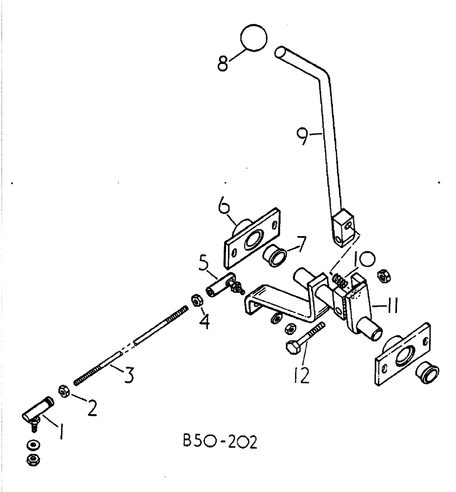 Схема запчастей Case IH 884 - (07-104) - SPEED CONTROL - SYNCHRO - CAB 206291 UP (04) - Drive Train