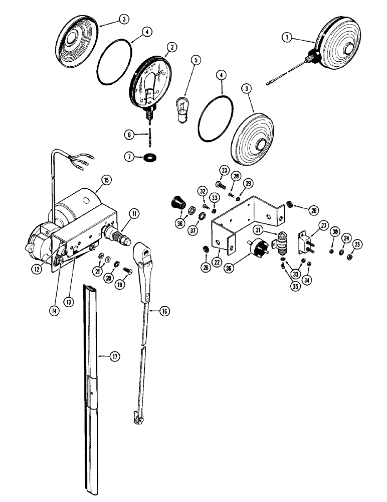 Схема запчастей Case IH M570AT - (102) - TURN SIGNAL LAMPS (04) - ELECTRICAL SYSTEMS