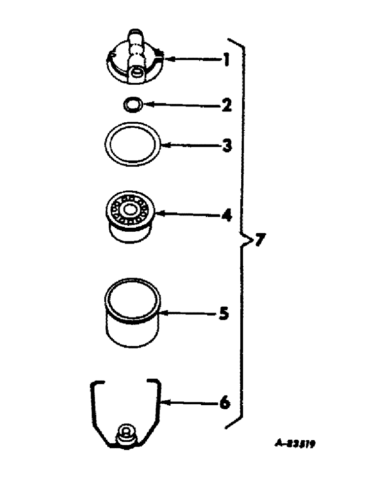 Схема запчастей Case IH 21206 - (E-17) - FUEL SYSTEM, FUEL STRAINER, DIESEL ENGINE TRACTORS WITH UNDERSLUNG FUEL TANK (02) - FUEL SYSTEM