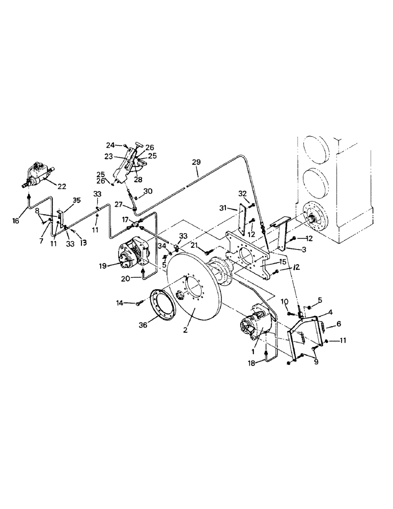 Схема запчастей Case IH PTA270 - (05-5) - BRAKE GROUP - CALIPER STYLE, ALL MODELS, AFTER FEB 82 (5.1) - BRAKES