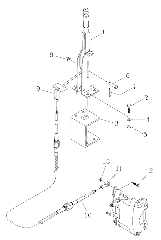 Схема запчастей Case IH 7700 - (A09[08]) - HANDBRAKE Mainframe & Functioning Components