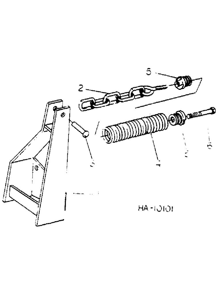 Схема запчастей Case IH 55 - (E-11) - WEIGHT TRANSFER UNIT, MODEL C1131, JUNE, 1976 AND SINCE 
