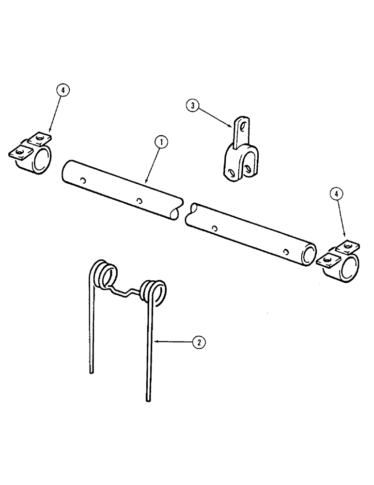 Схема запчастей Case IH 4500 - (9-094) - TOOLING EQUIPMENT, 4 FOOT 9 INCH THRU 7 FOOT 3 INCH MULCHERS, CENTER BAR, 4 FOOT 9 INCH MULCHERS (09) - CHASSIS/ATTACHMENTS