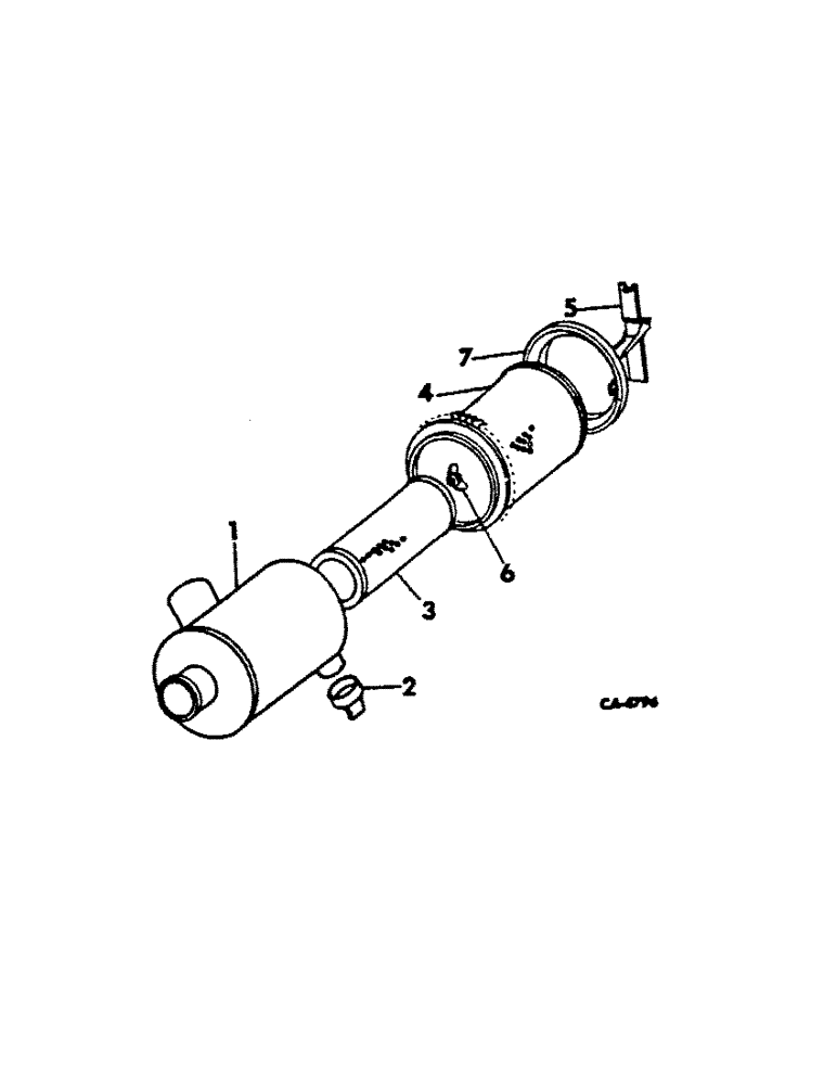 Схема запчастей Case IH 1466 - (12-05[A]) - POWER, AIR CLEANER, 1066 WITH SERIAL NO. 14581 AND BELOW, 1466 WITH SERIAL NO. 9500 AND BELOW Power