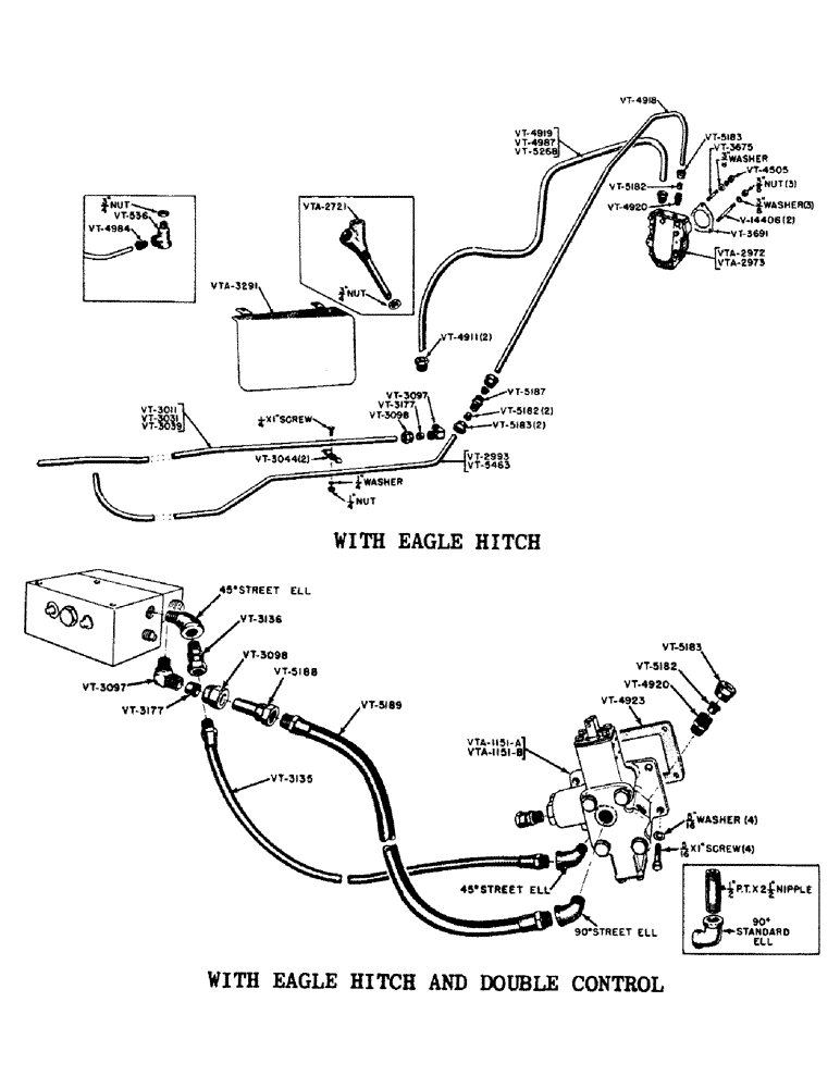 Схема запчастей Case IH VAC13-SERIES - (124) - HYDRAULIC PUMP AND LINES, VAC, VA, VAO, VAH (08) - HYDRAULICS