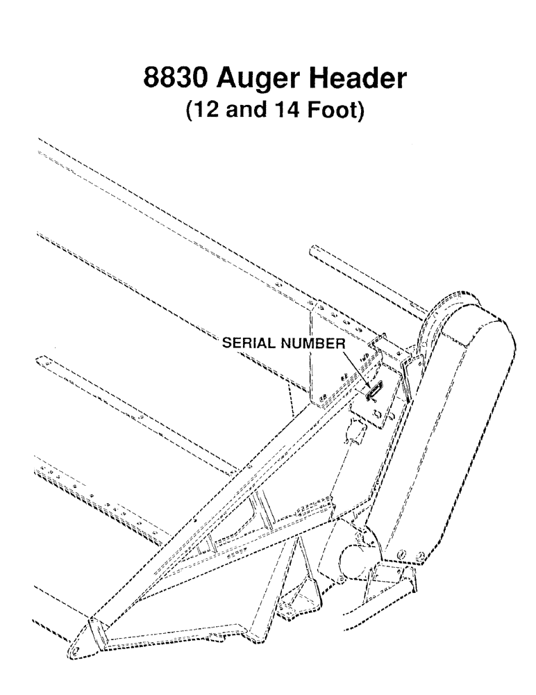 Схема запчастей Case IH 8830 - (1-02) - SERIAL NUMBER LOCATION (00) - PICTORIAL INDEX